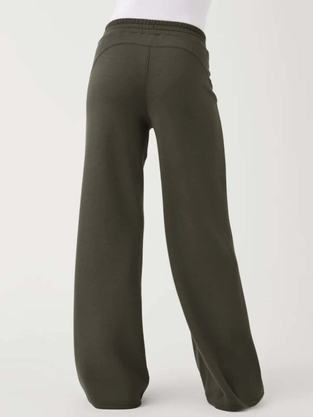 TALL - SPANX AirEssentials Wide Leg Pant 50239T in Dark Palm (Green) MT - Picture 2 of 13